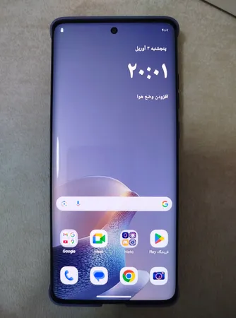 گوشی موبایل موتورولا مدل Edge 60 Fusion دو سیم کارت ظرفیت 256 گیگابایت و رم 12 گیگابایت