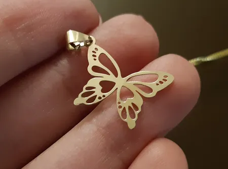 آویز گردنبند طلا 18 عیار اسنوگلد کد 13001