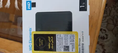 هارد اکسترنال وسترن دیجیتال مدل Elements ظرفیت یک ترابایت دارای رابط USB Type-A 3.0