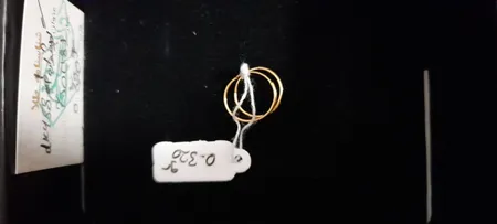 گوشواره طلا 18 عیار زنانه با طرح حلقه ای ساده مدل DK458