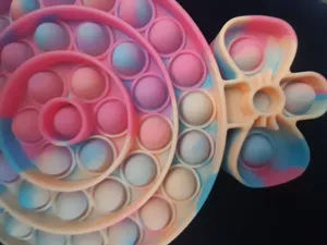 تجریه خرید فیجت ضد استرس مدل پاپ ایت طرح دونات