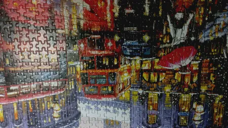 پازل 1000 تکه ایران پازل طرح لندن در زمستان