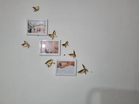 دیوارکوب طرح پروانه کد P01 مجموعه ۷ عددی