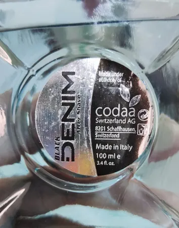 محلول افتر شیو دنیم مدل black حجم 100 میلی لیتر