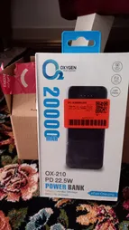 پاوربانک اکسیژن مدل OX-210 ظرفیت 20000 میلی آمپر ساعت