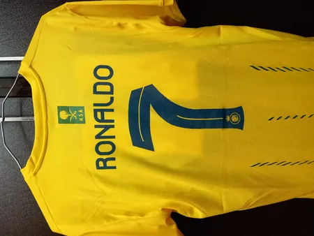 ست 3 تکه لباس ورزشی پسرانه طرح النصر مدل رونالدو 2024