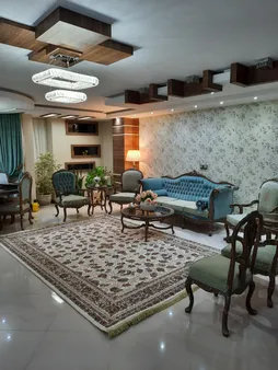 فرش ماشینی ستاره طلایی ملت طرح افشان رزا زمینه کرم