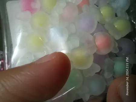 مهره دستبند مدل شکلات یخی بسته 25 عددی