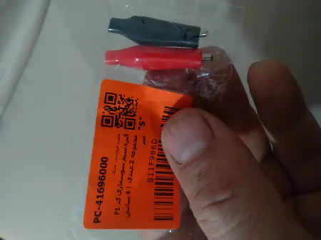 گیره سیم سوسماری کد F1 مجموعه 2 عددی