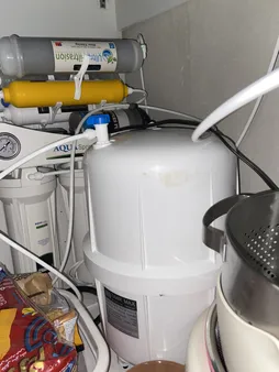 دستگاه تصفیه کننده آب آکوآ اسپرینگ مدل UF - SF3600 به همراه فیلتر تصفیه کننده آب کد 01 مجموعه 3 عددی