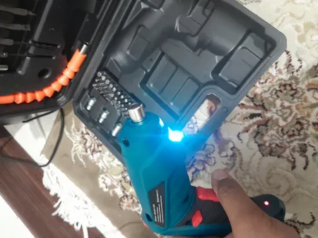 دریل پیچ گوشتی شارژی باس مدل LIFE_STYLE مجموعه 47 عددی