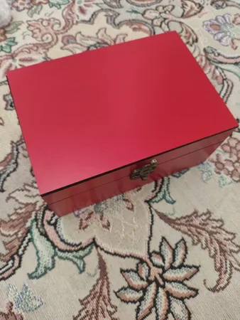 جعبه هدیه چوبی طرح مستطیل مدل B1066