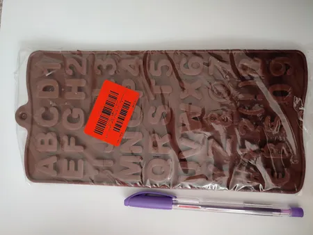 قالب شکلات طرح حروف و اعداد انگلیسی کد YG-25