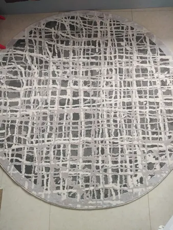 فرش ماشینی طرح پلاتینیوم کد 5002 زمینه طوسی