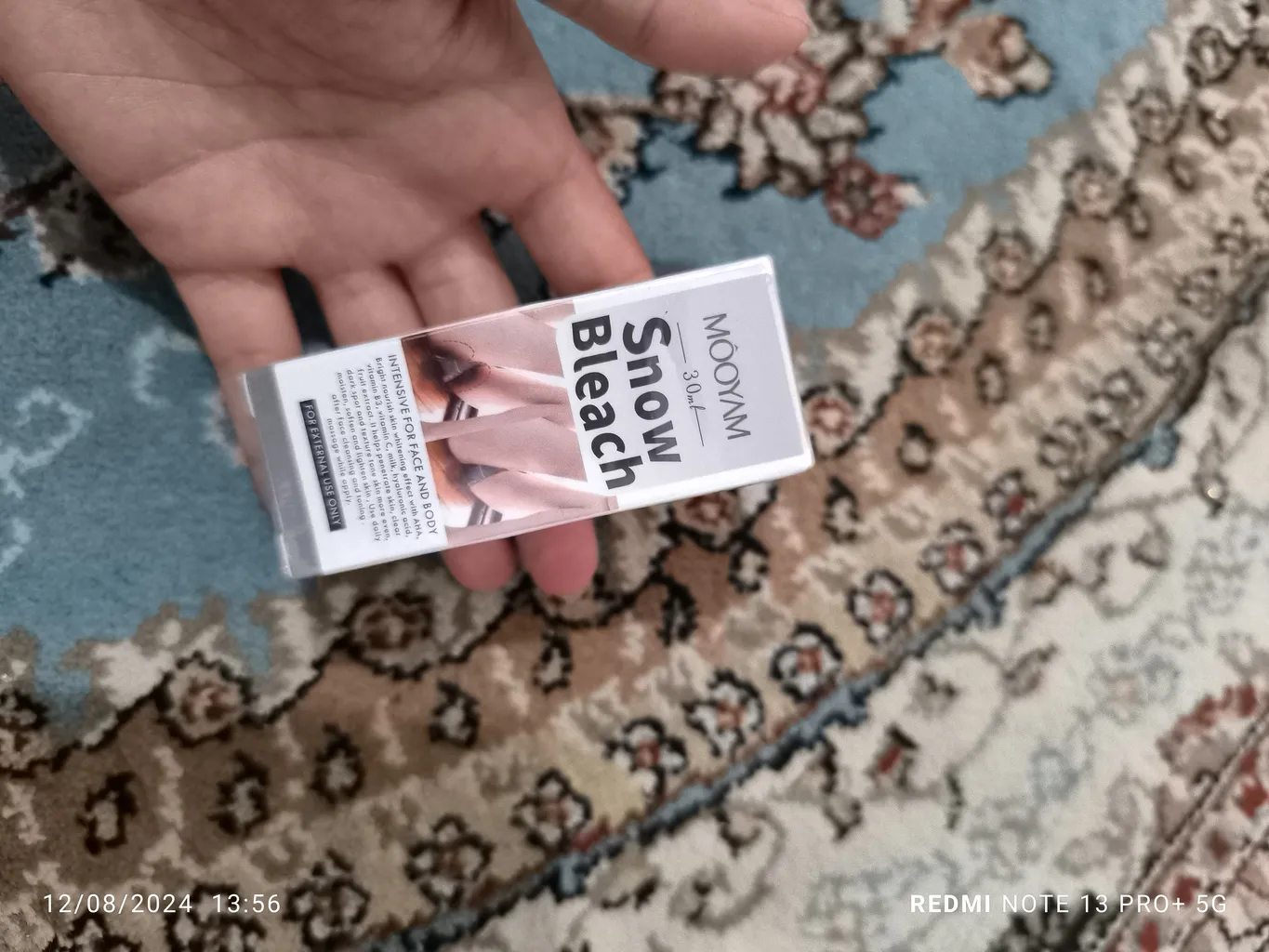 کرم روشن کننده دائمی مویام مدل snow bleach وزن 30 گرم بسته 2 عددی