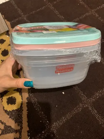 ظرف نگهدارنده نورینو مدل نارون الوان مجموعه سه عددی