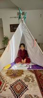 چادر بازی کودک شمسه نگار مدل سرخ پوستی