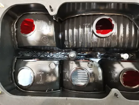 چراغ خطر عقب گازار مدل JT123 مناسب برای پراید 131 بسته دو عددی