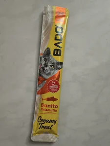 تجریه خرید تشویقی گربه مدل بستنی طعم ماهی بونیتو وزن 15 گرم