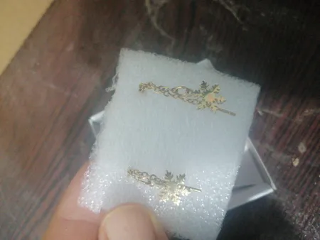 گوشواره زنانه ماصرم مدل برف کد ER2003