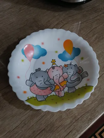 سرویس غذاخوری 5 تکه کودک پارس اپال طرح فیل کد750