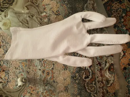 دستکش زنانه پرنیا سیلین مدل نخی