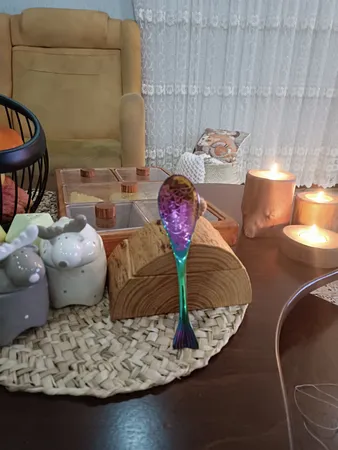 قاشق آجیل خوری مدل Fish کد 00574