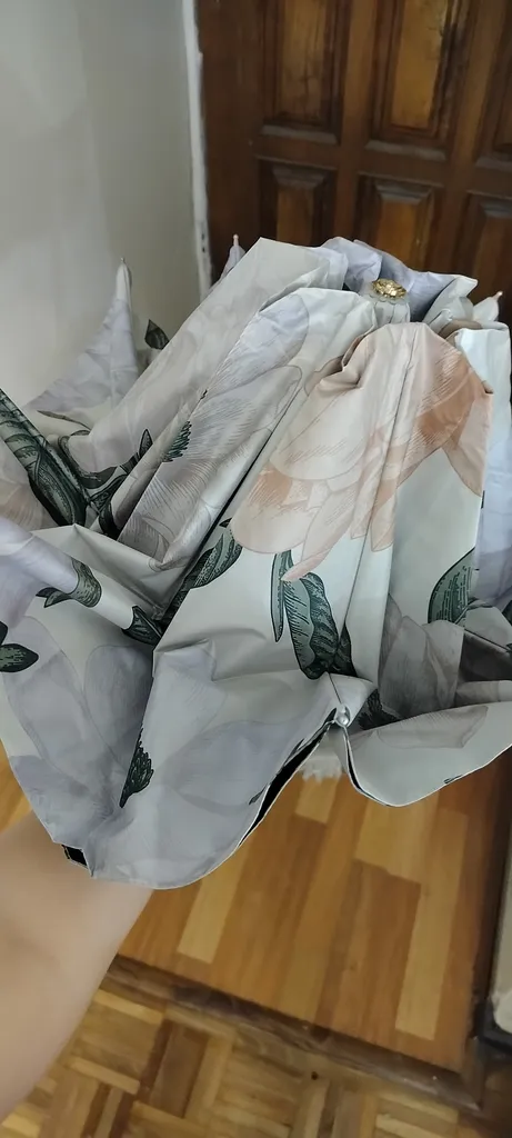 چتر گلد ایر مدل وارونه کیف دار کد Artistic Flowers