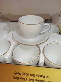 ست فنجان و نعلبکی 12 پارچه مقصود کد FN022