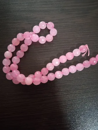 ریسه سنگ صورتی کوارتز کد 1