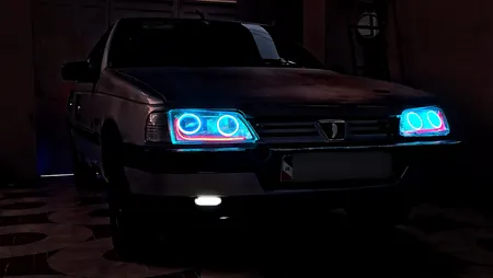 ریسه نئون فلکسی مدل v12 طول 1 متر