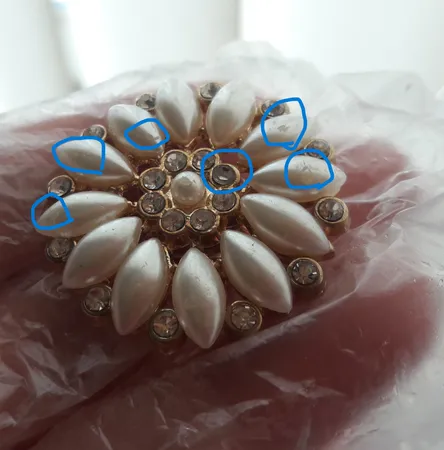 گل سینه زنانه کد Ki 055-67