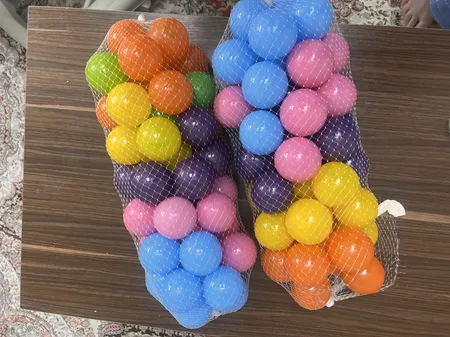 توپ استخر مانلی مدل Fun Balls بسته 100 عددی