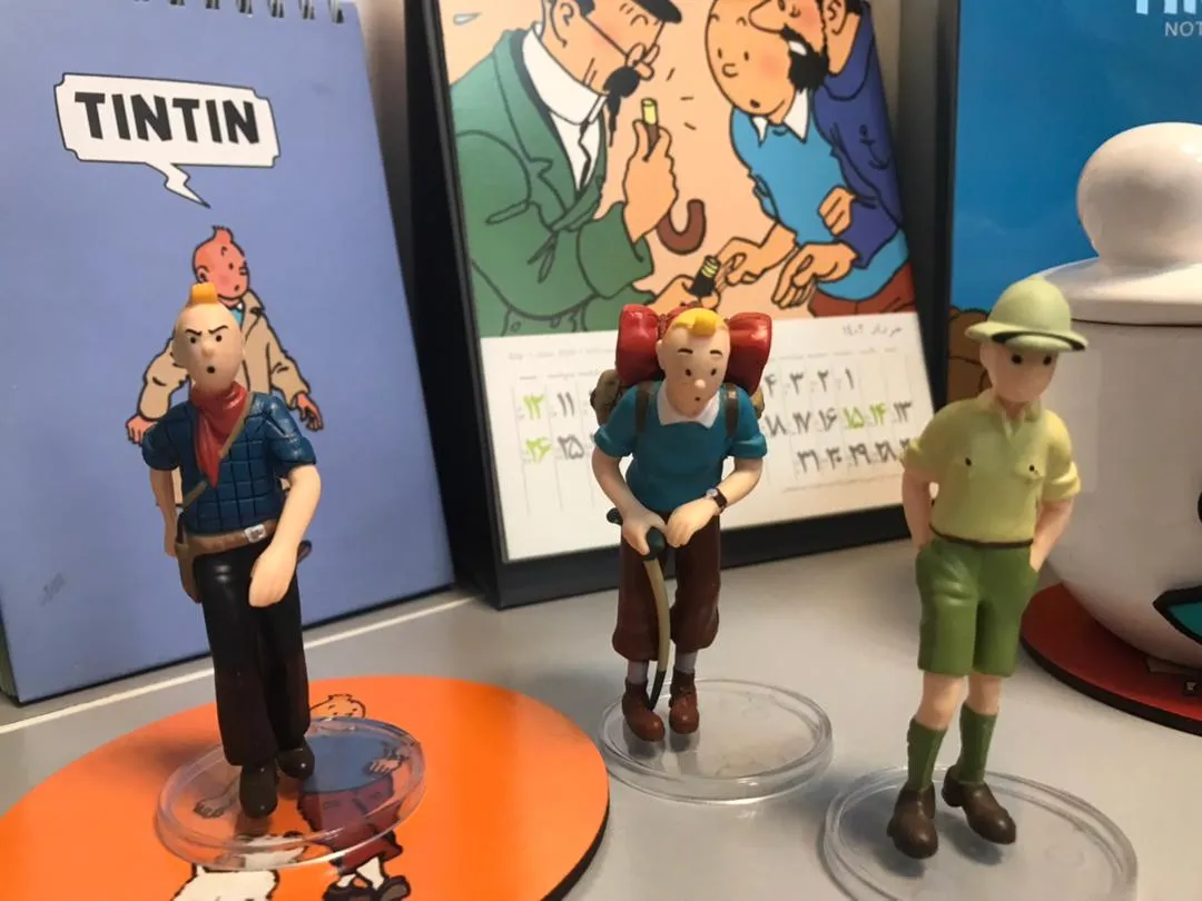 فیگور طرح تن تن مجموعه 6 عددی