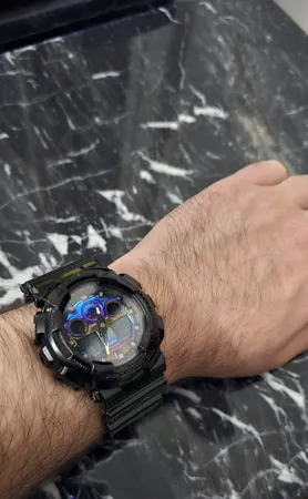 ساعت مچی عقربه‌ای مردانه کاسیو مدل GA-100RGB-1ADR