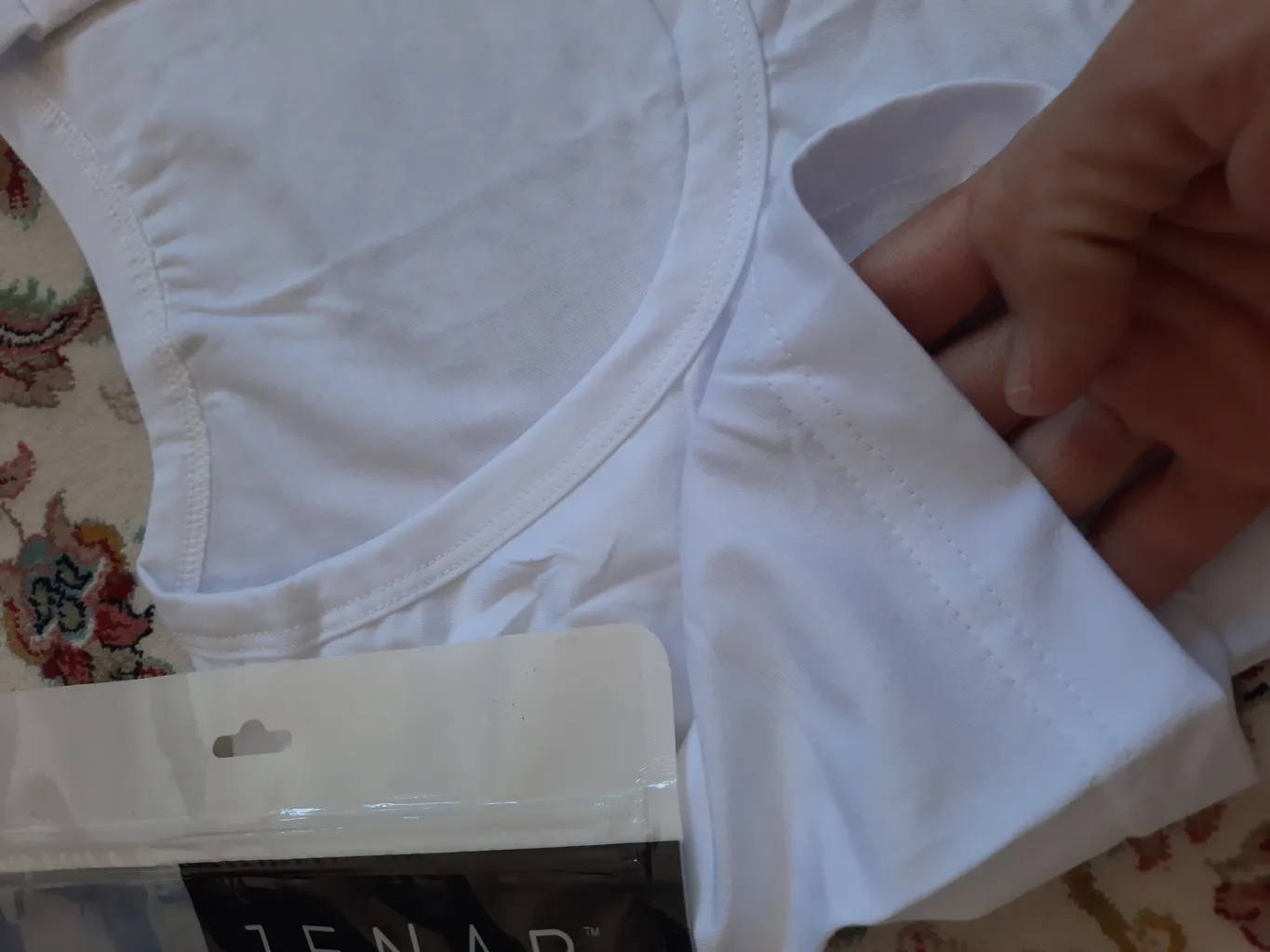 زیرپوش آستین دار مردانه جناب مدل CLASSIC FIT رنگ سفید