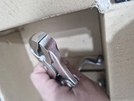 انبر قفلی ایران پتک مدل HB 1010 سایز 10 اینچ