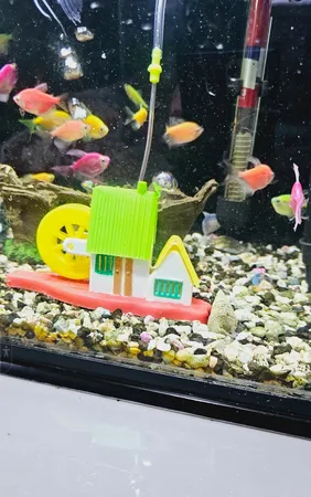 کلبه حباب ساز تزیینی آکواریوم کد 0011