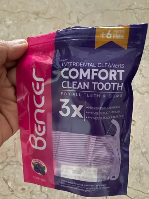 نخ دندان بنسر مدل کمانی بسته 56 عددی