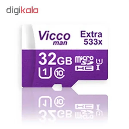 کارت حافظه microSDHC ویکو من مدل Extre 533X کلاس 10 استاندارد UHS-I U1 سرعت 80MBps ظرفیت 32 گیگابایت