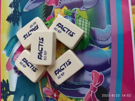 پاک کن فکتیس مدل 60RP بسته 5 عددی