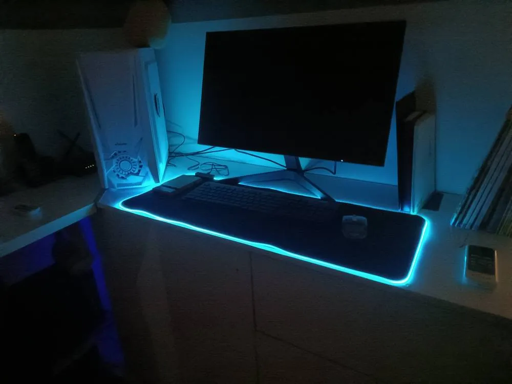 موس پد مخصوص بازی لومینوس مدل RGB