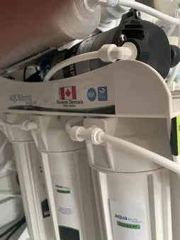 دستگاه تصفیه کننده آب آکوآ اسپرینگ مدل NF - SF4400 به همراه فیلتر تصفیه اب کد 01 مجموعه 3 عددی