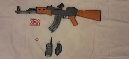 تفنگ اسباب بازی گلدن گان مدل AK-47