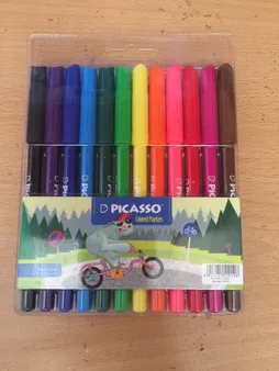 ماژیک 12 رنگ پیکاسو مدل آرت