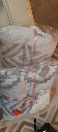 شال مبل مدل پانچدوزی کد 1 سایز 170×140 سانتیمتر