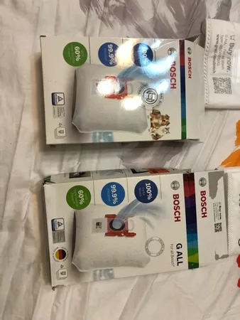 کیسه جاروبرقی بوش مدل GALL مناسب برای جاروبرقی های تایپ G,GXLL,GALL بسته 4 عددی