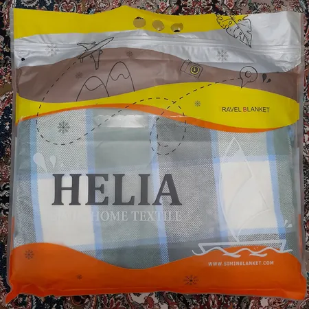 پتو مسافرتي سيمين مدل هليا کد 001 سايز 220 × 150 سانتي متر