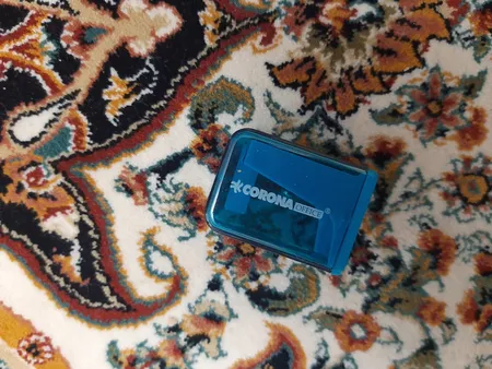 تراش کرونا مدل مخزن دار کد 100 بسته 2 عددی