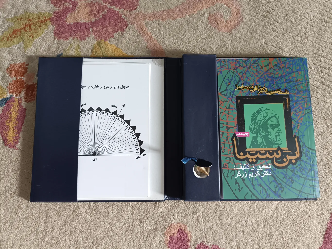 کتاب داستان حیرت انگیز شاقول سحرآمیز ابن سینا اثر کریم زرگر